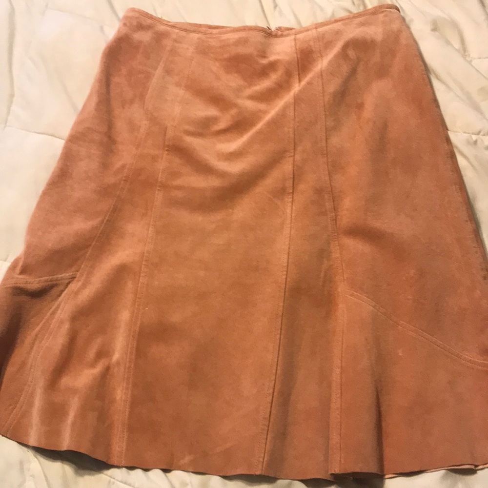 Fall Suede skirt sz 10 (fit sz 8), Brandon Thomas
